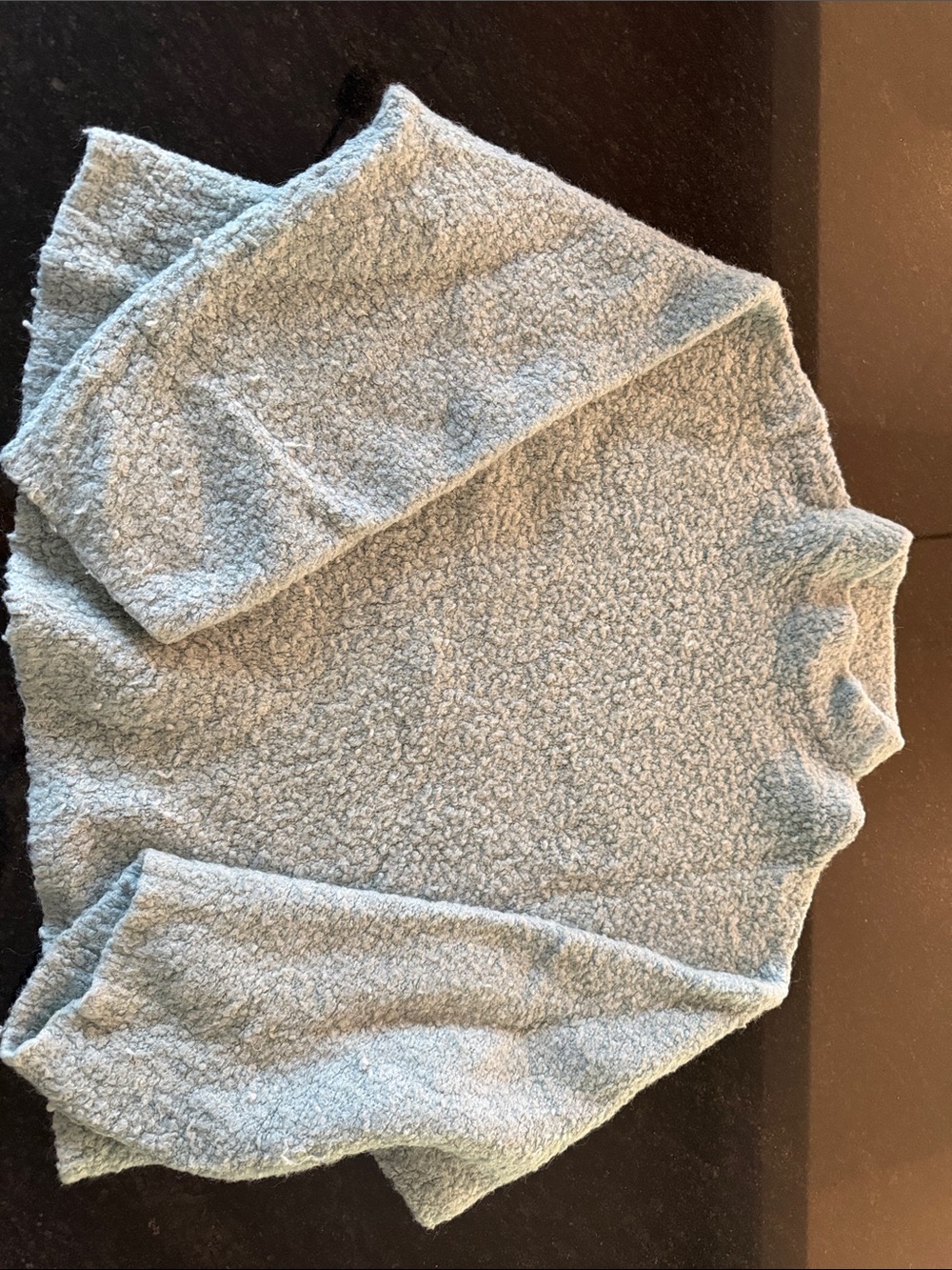 Abercrombie & Fitch Light Blue Mockneck Sweater